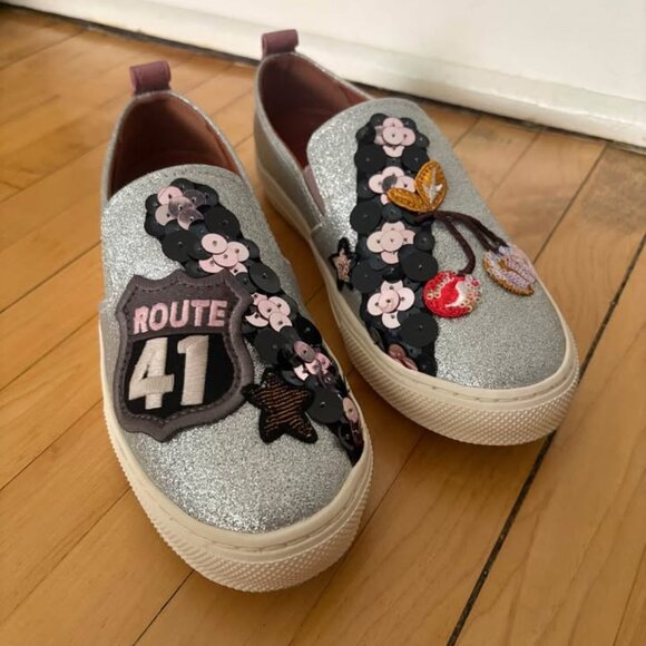 SOLD // Coach Sparkly Slip-On Sneakers BNWT - Picture 6 of 6